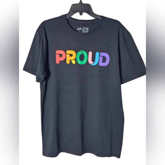Phluid Project Black Pride Short Sleeve T-Shirt Size Large Unisex NWOT - Picture 1 of 7